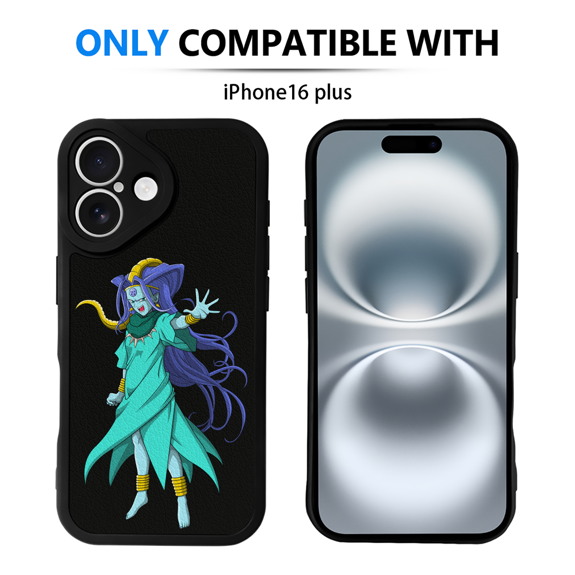 （画像用） ドラゴンボール DRAGON BALL 【iPhone 16シリーズ対応】シリコンスマホケース（レザー調） 材質：シリコン